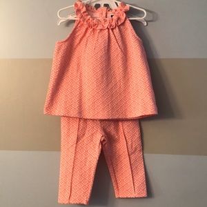 Vintage looking 3T Janie and Jack pants and top